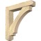Ekena Millwork Imperial Craftsman Rough Sawn Bracket w/ Offset Brace, Douglas Fir, 6"W x 30"D x 30"H BKT0604X30X30IMP04RDF - alternate 1